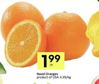 IGA Navel oranges offer