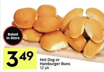 IGA Hot dog or hamburger buns offer