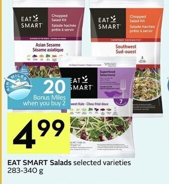 IGA Eat smart salads offer