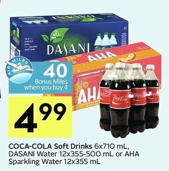 IGA Coca-cola soft drinks offer