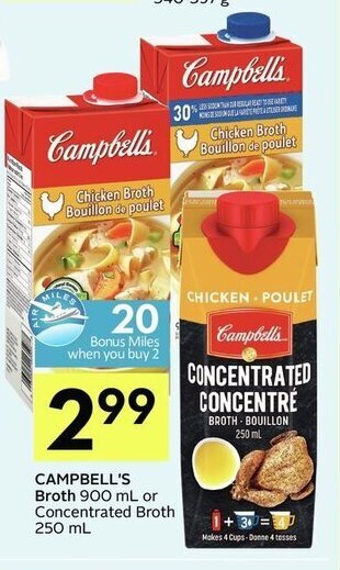 IGA Campbell's broth offer