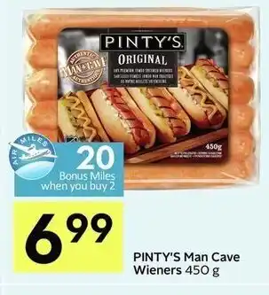 IGA Pinty's man cave wieners offer