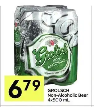 IGA Grolsch non-alcoholic beer offer