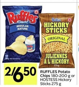 IGA Ruffles potato chips offer