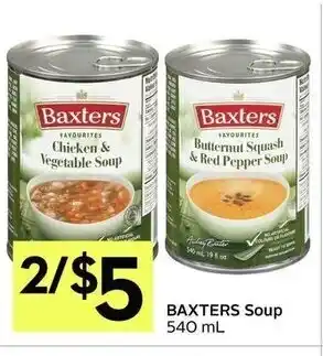 IGA Baxters soup offer