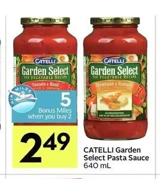 IGA Catelli garden select pasta sauce offer