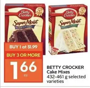 IGA Betty crocker cake mixes offer