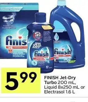 IGA Finish jet-dry turbo offer