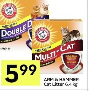 IGA Arm & hammer cat litter offer