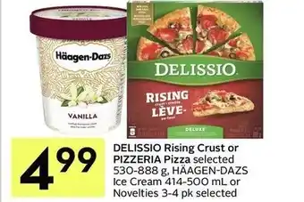 IGA Delissio Rising Crust or Pizzeria Pizza offer