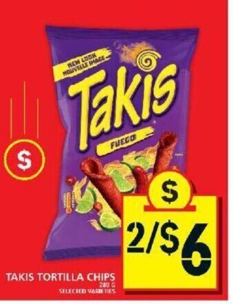 Food Basics Takis Tortilla Chips offer