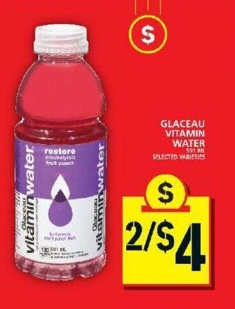 Food Basics Glaceau Vitamin Water offer