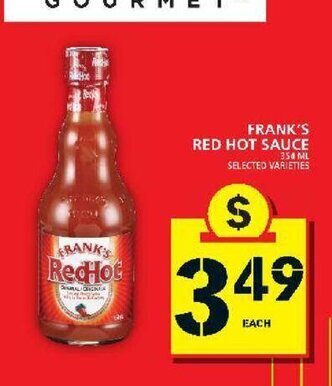Food Basics Frank's Red Hot Sauce offer