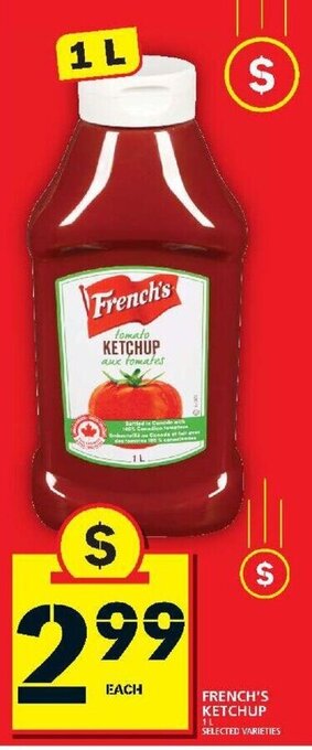 Food Basics French's Ketchup offer