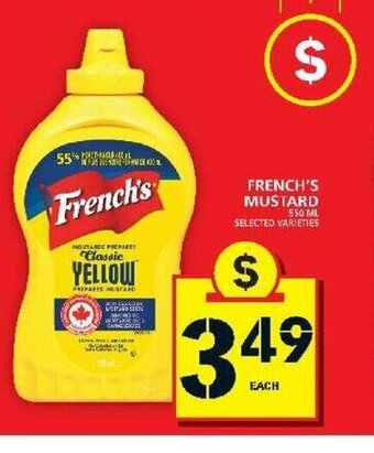 Food Basics French's Mustard offer