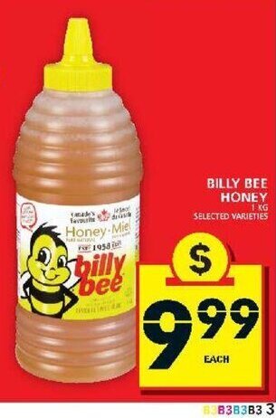 Food Basics Billy Bee Honey offer