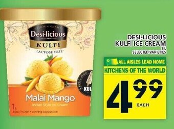 Food Basics Desi-Licious Kulfi Ice Cream offer