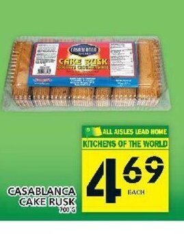 Food Basics Casablanca Cake Rusk offer