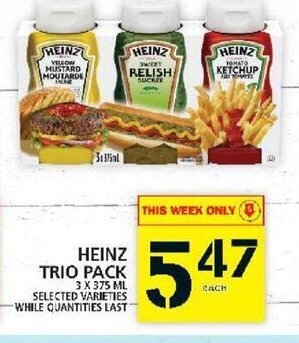Heinz Trio Pack