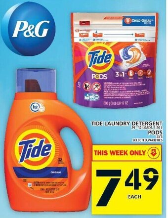 Food Basics Tide Laundry Detergent Pods offer