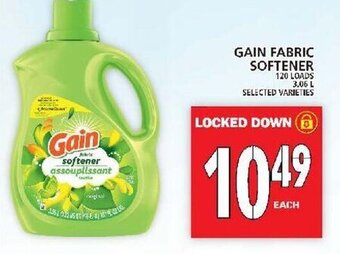 Food Basics Gain Fabric Softener offer