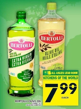 Food Basics Bertolli Olive Oil offer