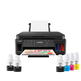 Best Buy Canon PIXMA G6020 Wireless MegaTank All-In-One Inkjet Printer offer