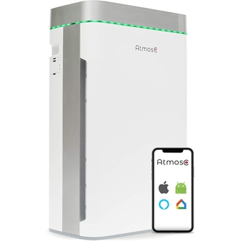 Best Buy AtmosC A Series Air Purifier with Humidification and PFF-9 Technology Medical Grade HEPA13 and 1000 sqft Protection Against A offer