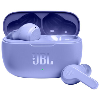 Best Buy JBL Vibe 200TWS In-Ear Sound Isolating Truly Wireless Headphones - Purple offer