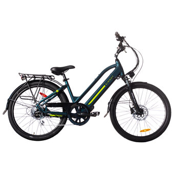 Best Buy Gimnot D1 Small 500W Step-Through Electric City Bike with up to 90km Battery Life - Amp Teal - Only at Best Buy offer