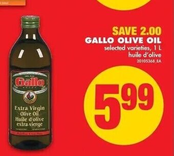 No Frills Gallo Olive Oil offer