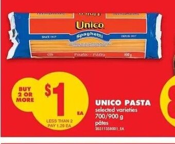 No Frills Unico Pasta offer