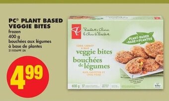 No Frills PC Plant Based Veggie Bites offer