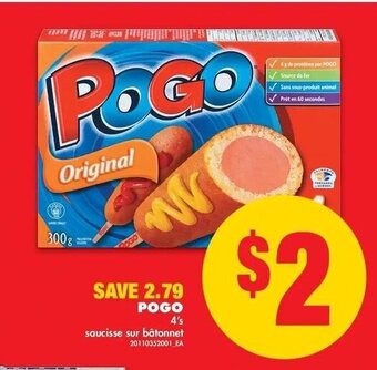 No Frills Pogo offer