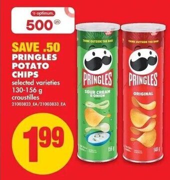 No Frills Pringles Potato Chips offer