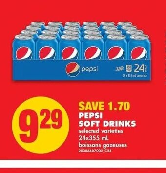 No Frills Pepsi Soft Drinks offer