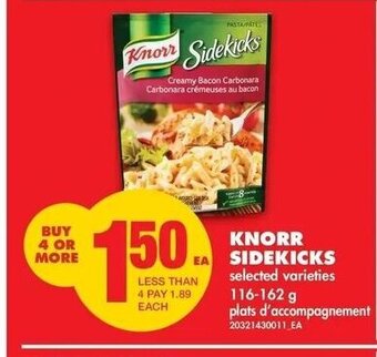 No Frills Knorr Sidekicks offer