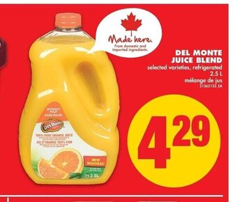 No Frills Del Monte Juice Blend offer