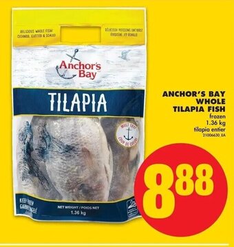No Frills Anchor's Bay Whole Tilapia Fish offer