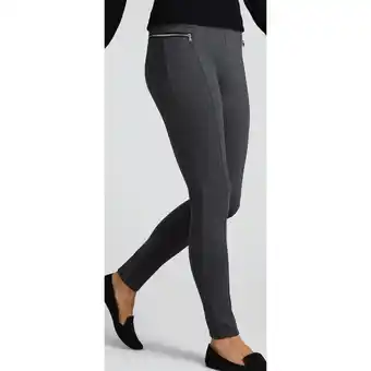 Giant Tiger lily morgan Women's Skinny Fit Ponte Pants with Comfort Waistband and Dual Side Zip, Charcoal offer