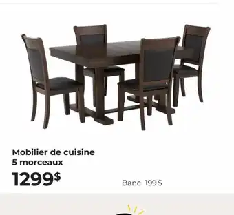 EconoMax Plus Mobilier de Cuisine 5 Morceaux offer