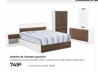 EconoMax Plus Mobilier de Chambre Grand Lit offer