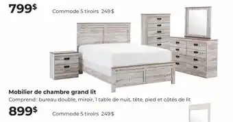 EconoMax Plus Mobilier de Chambre Grand Lit offer