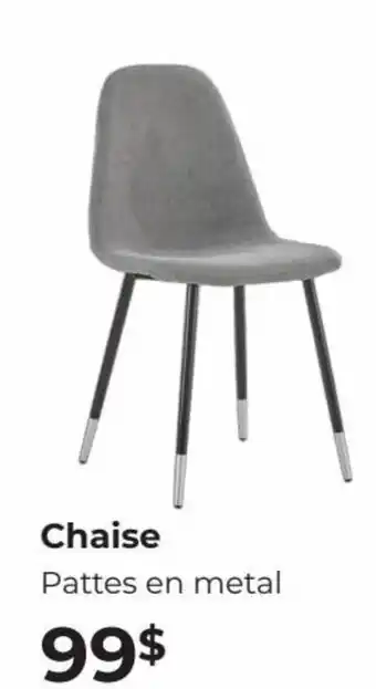 Chaise Pattes En Metal