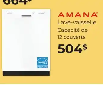 EconoMax Plus Amana Lave-Vaisselle offer
