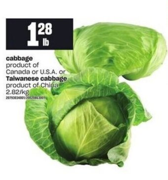Loblaws Cabbage offer