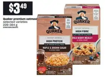 Loblaws Quaker Premium Oatmeal offer