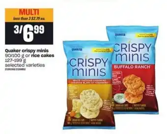 Loblaws Quaker Crispy Minis offer