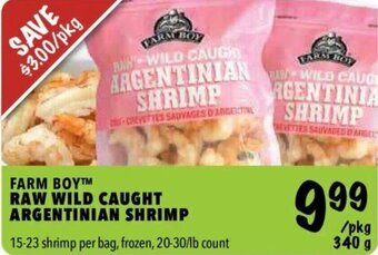 Farm Boy Raw Wild Caught Argentinian Shrimp offer