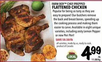 Farm Boy Flattened Chicken offer